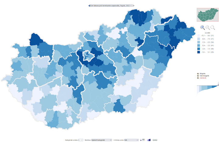 Demographic Atlas of Hungary, 2024
