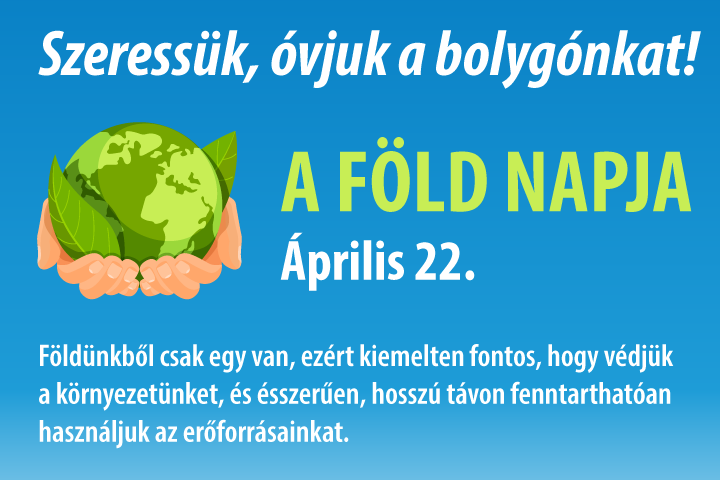 A Föld napja, április 22.