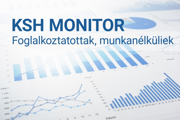 KSH MONITOR – Foglalkoztatottak, munkanélküliek
