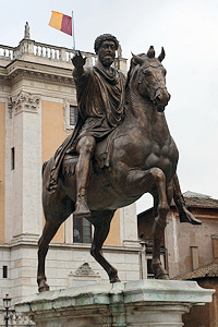 Marcus Aurelius szobra a Capitoliumon Marcus Aurelius szobra a Capitoliumon